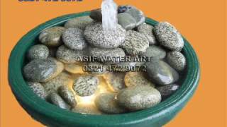 ASIF WATER ART PEBBLE FOUNTAIN