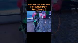 Automaton Spotted In Fortnite!? !...FortDivers 2! #helldivers2 #fortnite #fortniteclips #helldivers