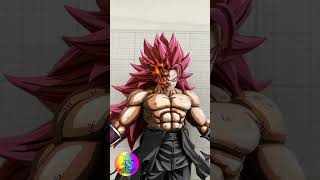 DRAGON BALL 2D REPAINT SS ROZE FULL POWER GOKU BLACK SS3 #Shorts