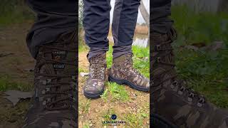 Botas de montaña y trekking Unisex Postigo Impermeables Piel Camuflaje