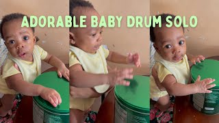 Adorable Baby Drum Solo 🥁 | Sahira The Explorer