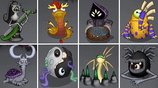 ALL Monsters Dark Island Fanmade by logan peters | My Singing Monsters