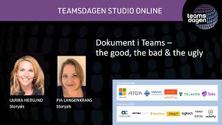 Dokument i Teams - the good, bad and ugly (Swedish)