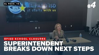 El Paso school district to discuss closing of 10 elementary schools in press conference