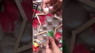 DIY ice cream stick wall hanging#shorts #shortsvideo #youtubevideo