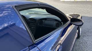 2004 Z06 Le Mans Passenger Window