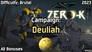 Zero-K | All Bonuses, Difficulty: Brutal, Campaign: Dueliah