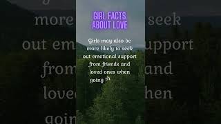 Girls Emotional Fact About Love