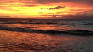 One Minute Tours: Kribi, Cameroon, West Africa. Sunset and waves