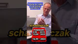 Pytanie do Tuska o pomidory za 3,99?