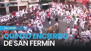 Quinto encierro de San Fermín, el más rápido de 2024