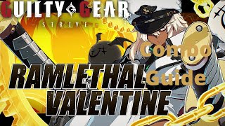 [Guilty Gear -Strive-] pecks Combo Guide of Ramlethal Valentine 4K 60fps