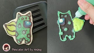 Among us pancake art - among us pokemon version Bulbasaur