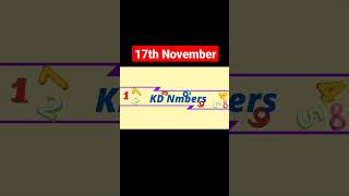 Numerology Predictions for those born on 17th November |#numerolgoy | Number 8 |#kdnmbers