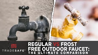 Regular vs Frost Free Outdoor Faucet: The Ultimate Comparison