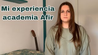 Mi experiencia con AFIR (opinión personal)