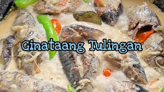 PAANO MAGLUTO NG GINATAANG TULINGAN