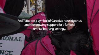 Canada Without Poverty presents: The Red-Tent Canada Day of Action for a Federal Housing Strategy