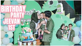 BIRTHDAY PARTY JEEVAN 1ST ( Rekomendasi ulang tahun anak bertema dinor )