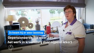 👶🏼 Gepensioneerde Ria weer aan het werk in kraamzorg door nijpend tekort | Hart van Nederland