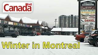 Winter Driving in Montreal, Quebec 2022 ❄️ | Conduite hivernale à Montréal, Québec 2022