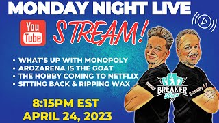 Monday Night Live | Monopoly Prizm Is On FIRE | GOAT Arozarena? | Goldin Auction New Netflix Show