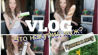 VLOG. Купили ПРОДУКТЫ на 2 дня/Ушли в ЛЕС