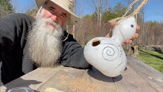 HOW TO MAKE a BIRDHOUSE out of a GOURD