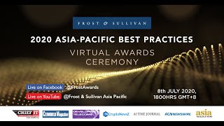 2020 Frost & Sullivan Asia-Pacific Best Practices Virtual Awards Ceremony - 8th July