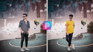 New Style Exposure Effect Photo Editing | Viral PicsArt Hindi Tutorial | 3D Road Effect - RTWORLD