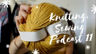 Knitting the secret crop top and sewing the ruched top | Podcast 11 Lohas Canada