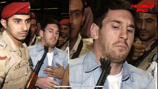 When Leo Messi almost got Shot at the airport in Saudi Arabia