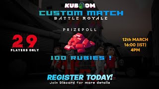 Chance To Win 100 Rubies | KUBOOM