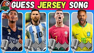 Guess the SONG and JERSEY of Football Player 👕🔊 Football Quiz 2024