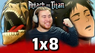 Despair to Hope: Eren's Rebirth! AOT 1x8 REACTION