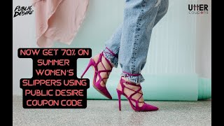 Public Desire Discount Code Gives You 70% Off On Women Footwears