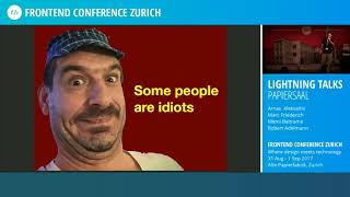 FRONT17: Lightning Talks 02 // #FrontZurich 2017