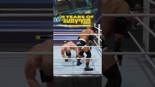 Goldberg returns in Survivor series and beat Brock Lesnar #wwe #wwe2k24 #viralvideo #shortvideo