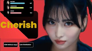 How Would TWICE Sing 'Cherish' (IVE) Line Distribution