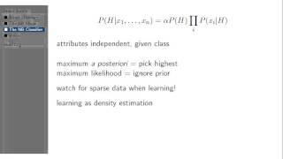 smoothing a probability model (for Naive Bayes)