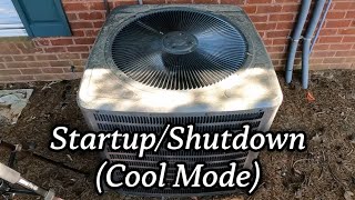 2020 Goodman Heat Pump - Startup/Shutdown (Cool Mode)