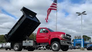 2021 Chevrolet 5500 Dump Truck w/ 19,500 GVWR, 84" CA