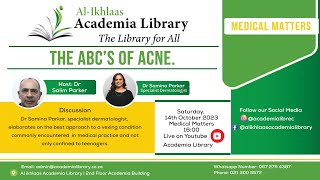 The ABC's of ACNE | Medical Matters