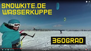 Snowkite Wasserkuppe 360°