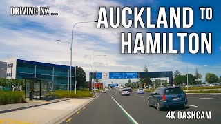 Driving New Zealand: Auckland to Hamilton 4K