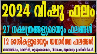 2024 വിഷു ഫലം 27 നക്ഷത്രങ്ങൾക്കുമുള്ള ഫലങ്ങൾ #vedicastrotimes