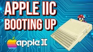 Apple IIc Booting Up