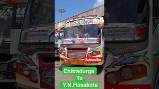 Chitradurga To Y.N.Hosakote SVT Bus #shorts #ytshorts #bus #buslover