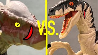 Stygimoloch V.S. Velociraptors!! #jurassic #jurassicpark #jurassicworld #stopmotion #animation #film