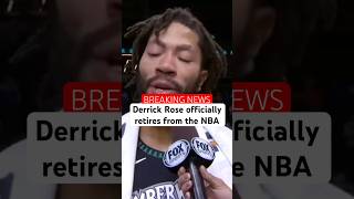 Derrick Rose retires from the NBA after 15 seasons